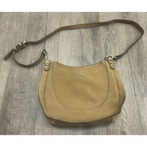 Patricia Nash Caletta Hobo Crossbody Bag Wheat